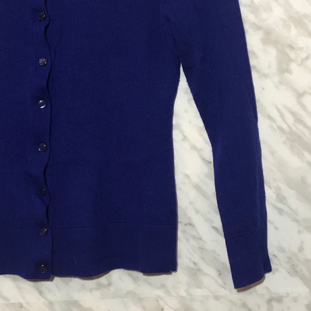 Banana Republic Royal Blue Button-Up Cardigan - Picture 4 of 7